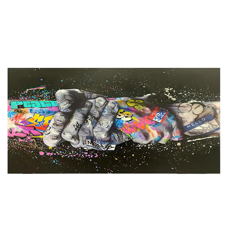 Stampa su tela da intelaiare — Homage to Banksy