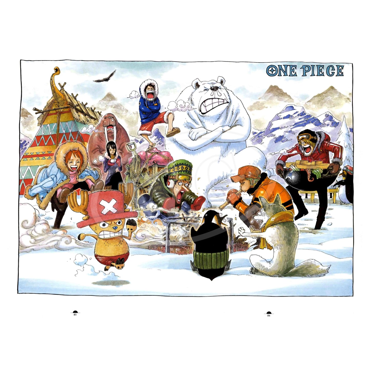 Stampa su tela da intelaiare — Homage to One Piece