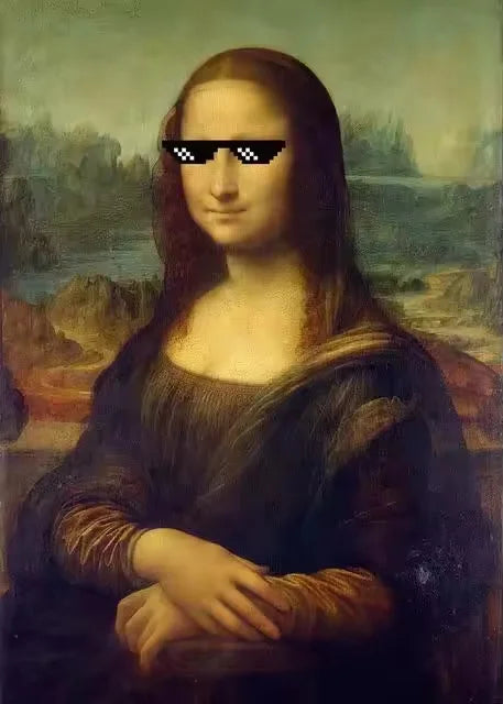 Stampa su tela da intelaiare — Homage to Mona Lisa