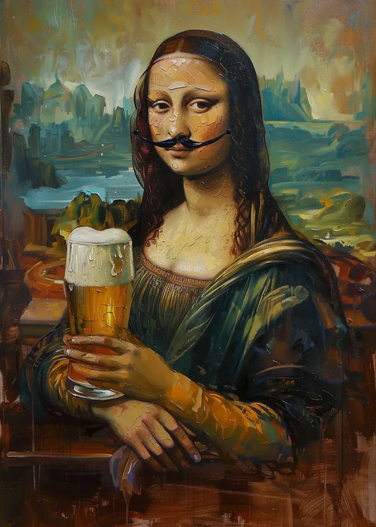 Stampa su tela da intelaiare — Homage to Mona Lisa