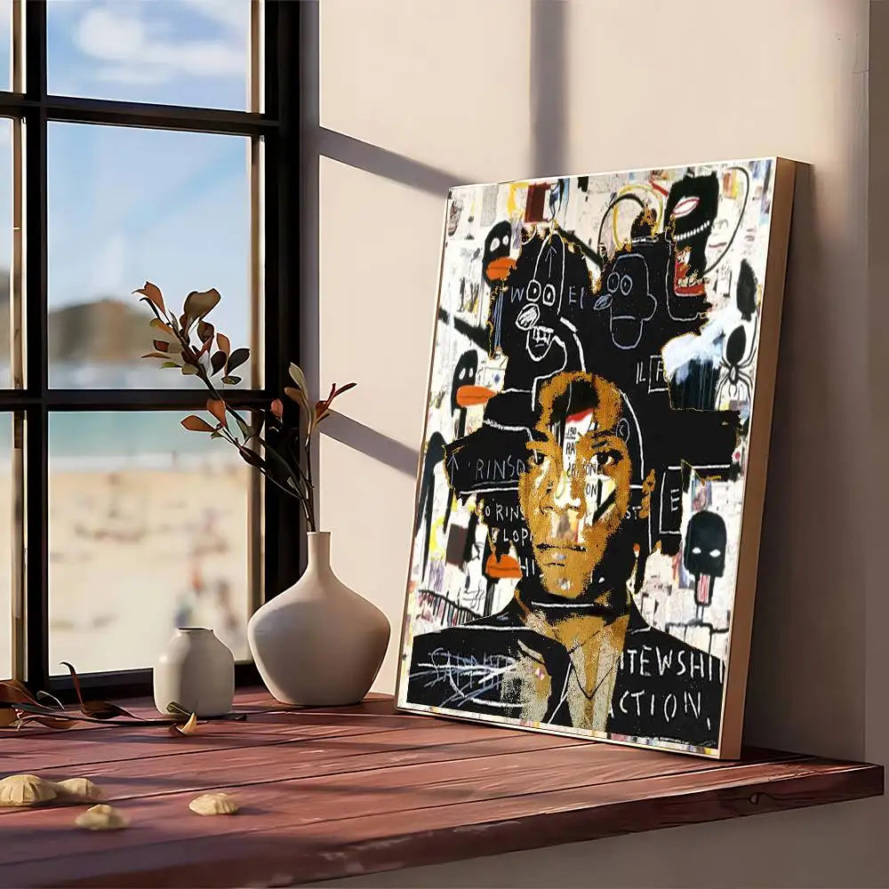 Stampa su tela da intelaiare — Homage to Basquiat