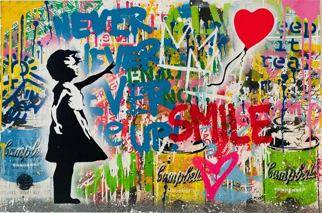 Stampa su tela da intelaiare — Homage to Banksy