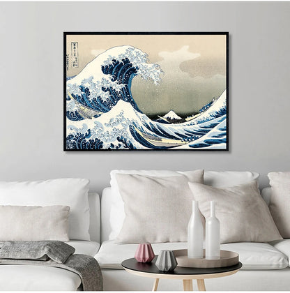 Stampa su tela da intelaiare — Homage to Hokusai