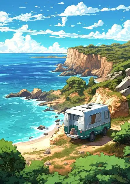 Stampa su tela da intelaiare — Spiaggia e Foresta