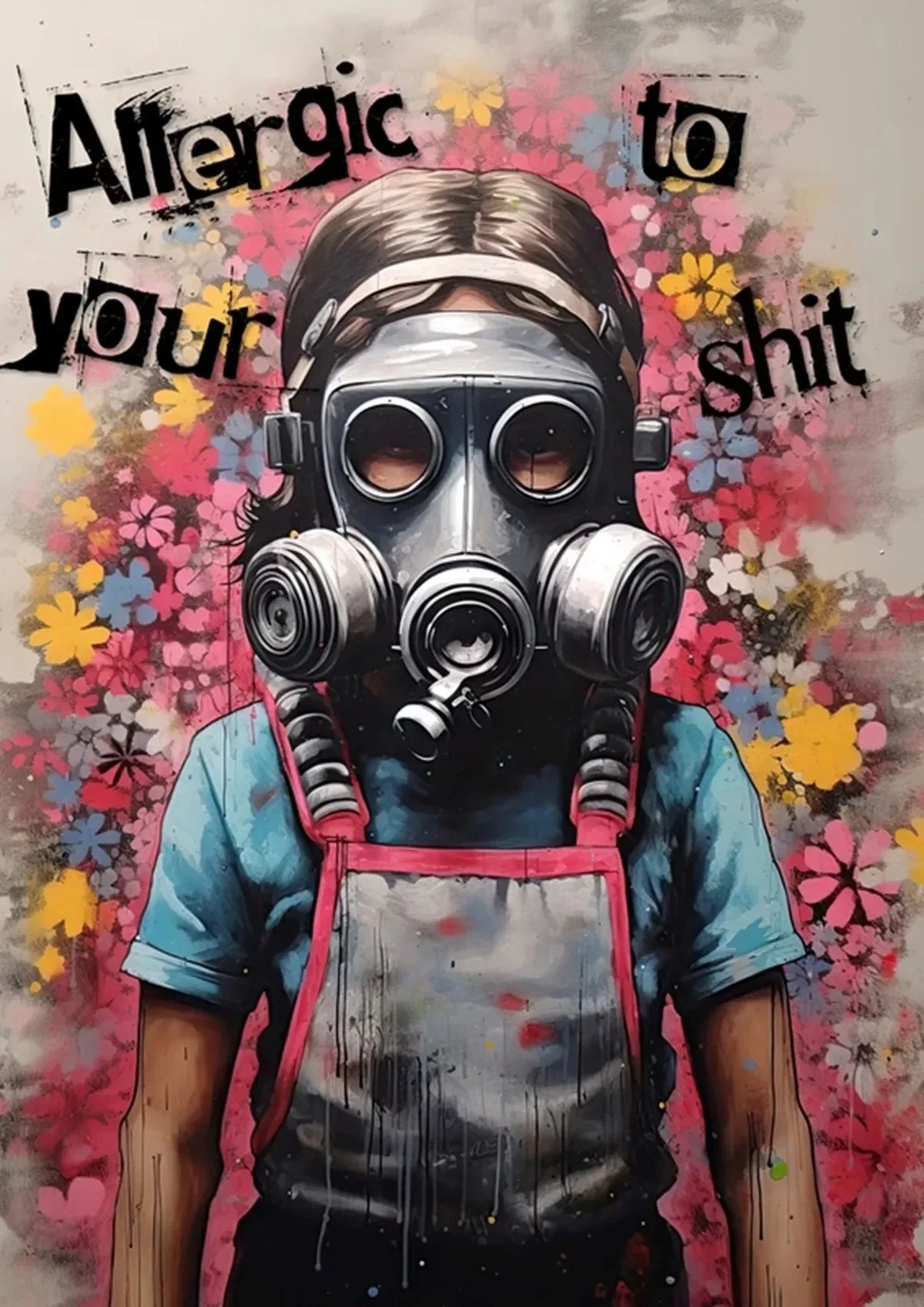 Stampa su tela da intelaiare — Homage to Banksy