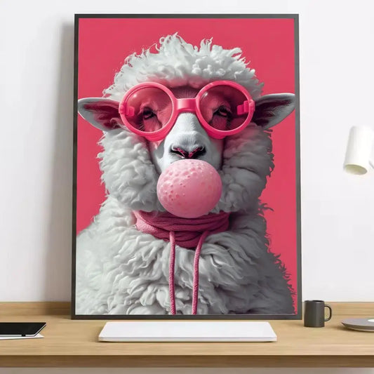 Stampa su tela da intelaiare — Tigre Pop