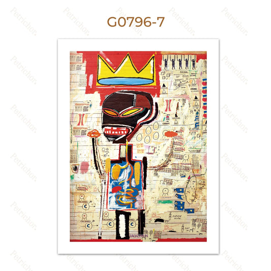 Stampa su tela da intelaiare — Homage to Basquiat