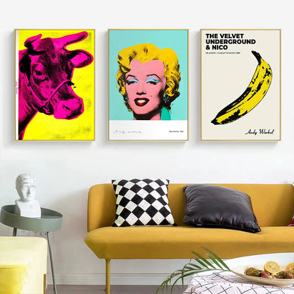 Stampa su tela da intelaiare — Homage to Warhol