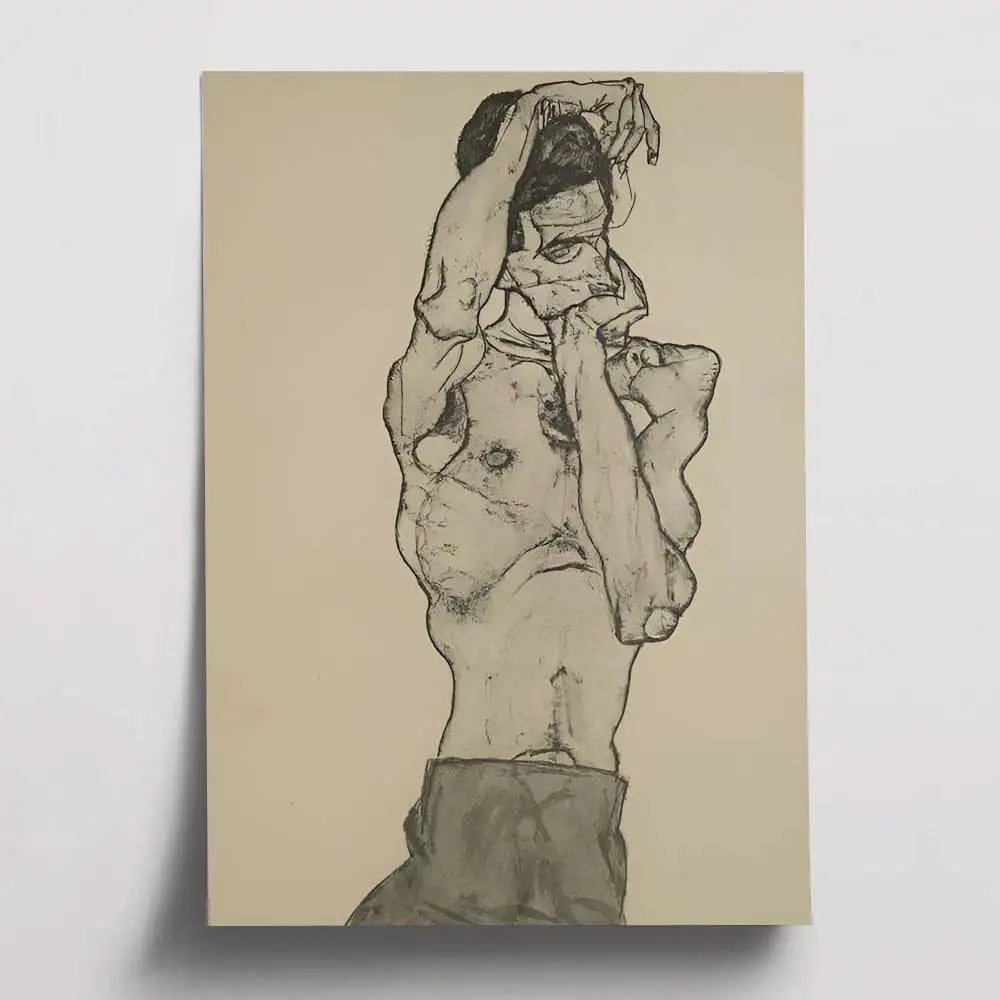 Stampa su tela da intelaiare — Homage to Schiele