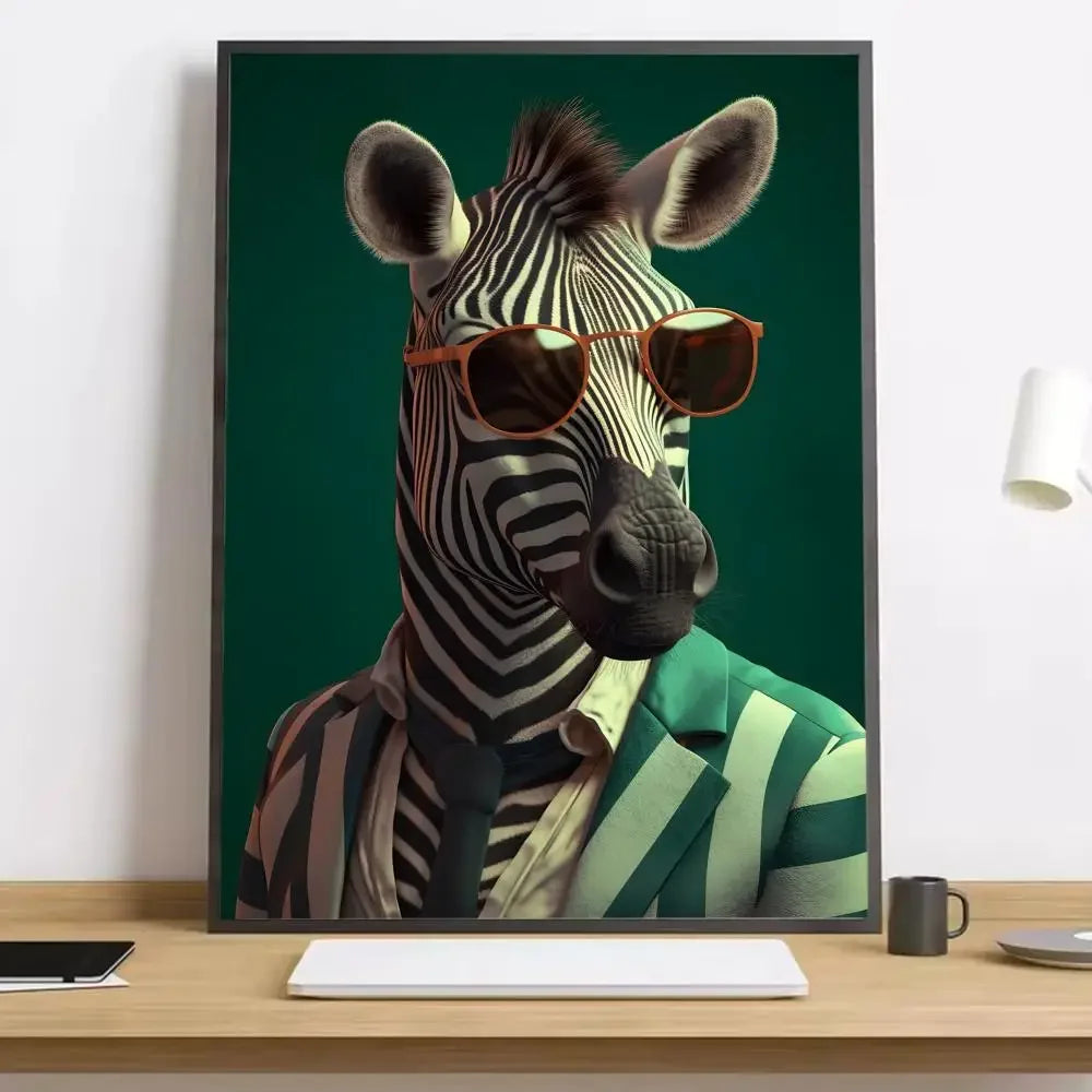 Stampa su tela da intelaiare — Tigre Pop