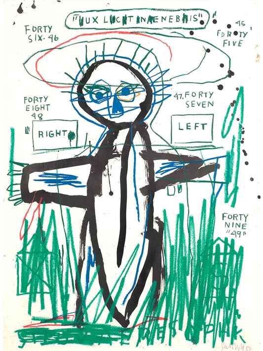 Stampa su tela da intelaiare — Homage to Basquiat