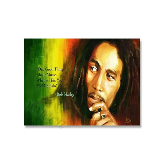 Stampa su tela da intelaiare — Homage to Bob Marley