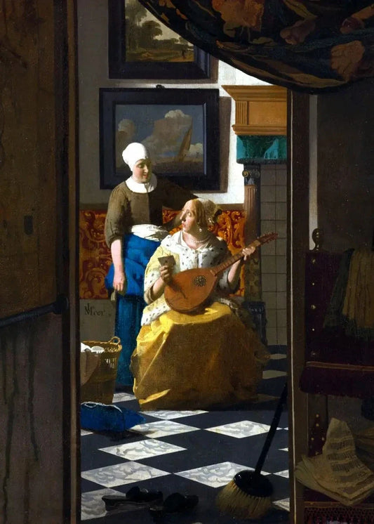 Stampa su tela da intelaiare — Homage to Vermeer