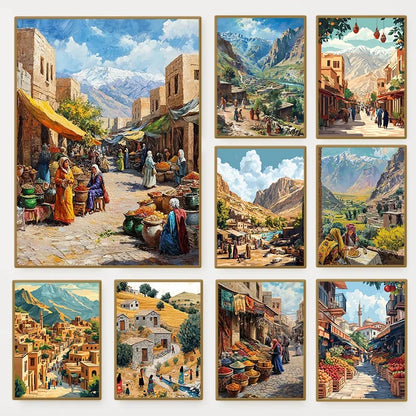 Stampa su tela da intelaiare — Kurdistan