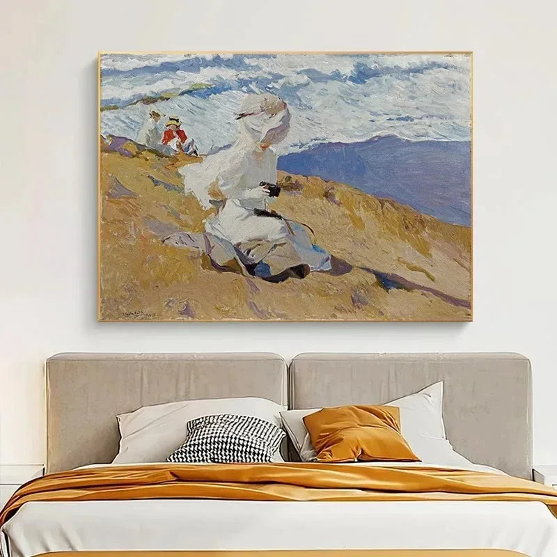 Stampa su tela da intelaiare — Sorolla Nuotatori