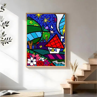 Stampa su tela da intelaiare — Homage to Britto