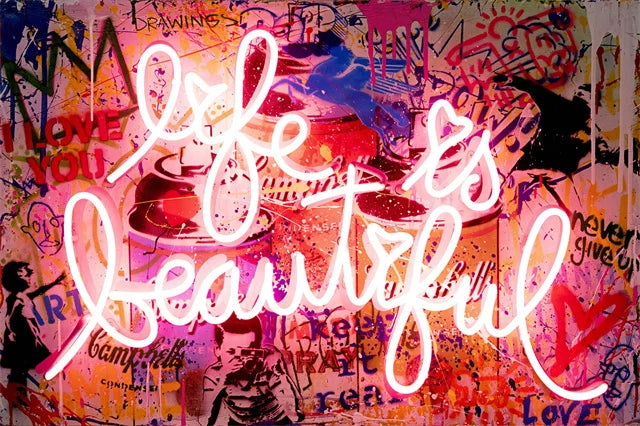 Stampa su tela da intelaiare — Homage to Banksy