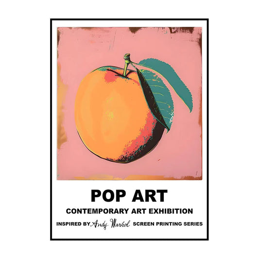 Stampa su tela da intelaiare — Frutta Pop Art