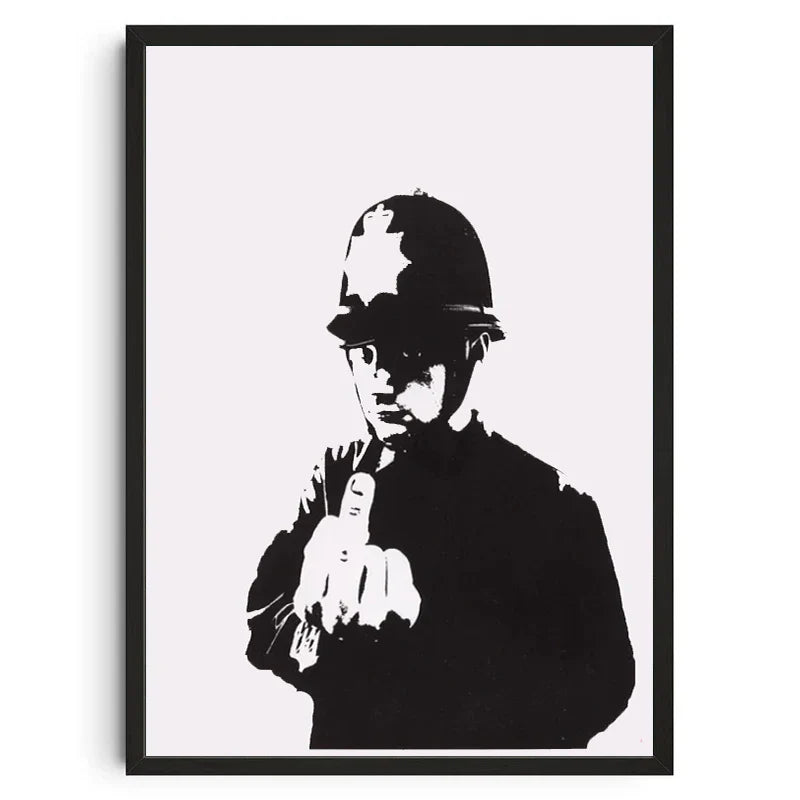 Stampa su tela da intelaiare — Homage to Banksy