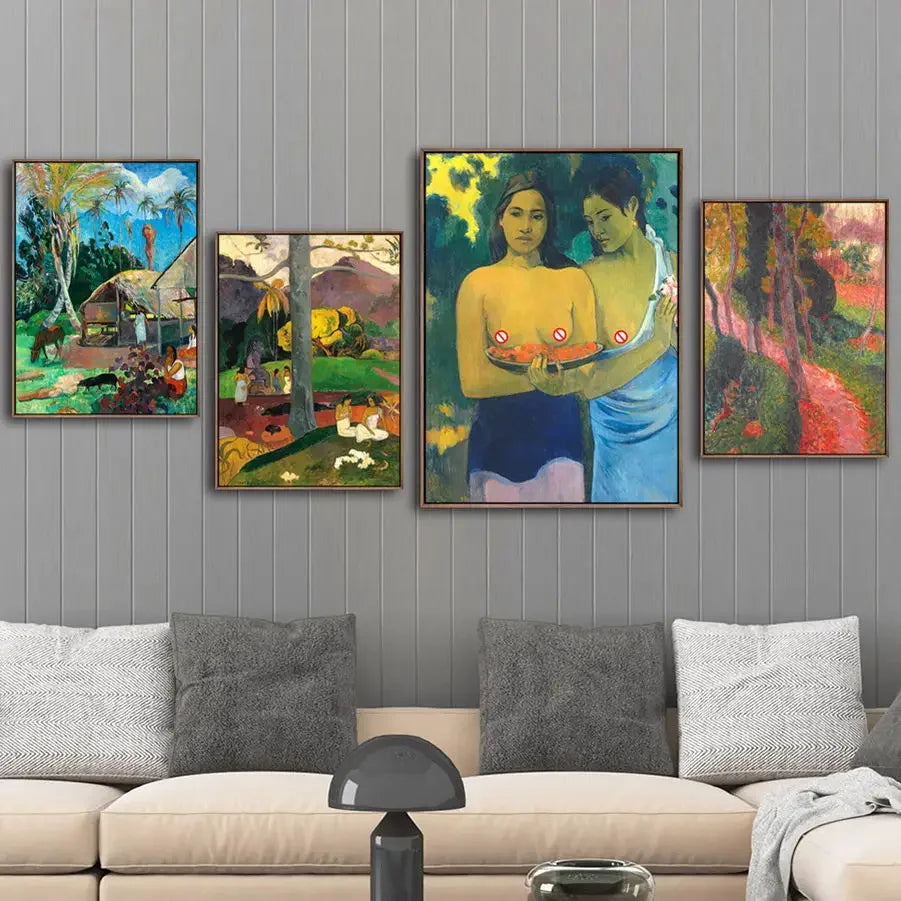 Stampa su tela da intelaiare — Homage to Gauguin