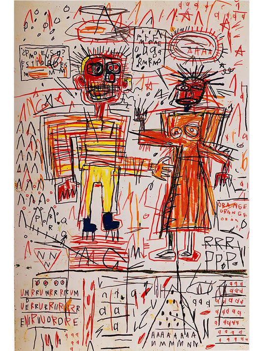 Stampa su tela da intelaiare — Homage to Basquiat