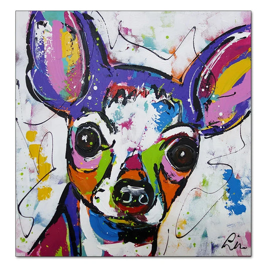 Stampa su tela da intelaiare — Mucca Pop Art