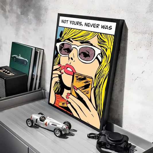Stampa su tela da intelaiare — Homage to Lichtenstein