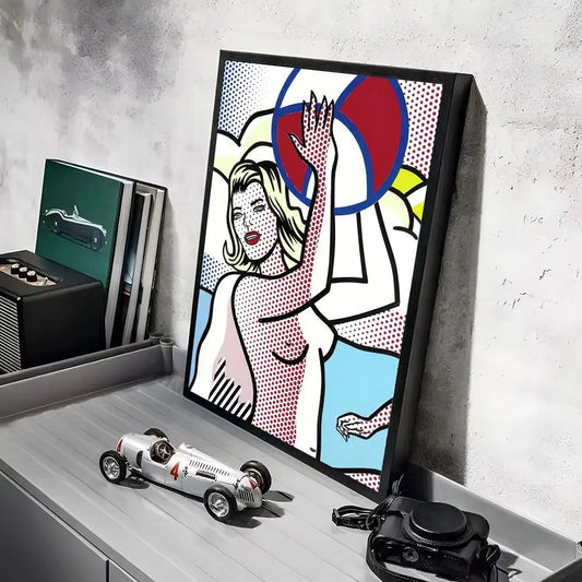 Stampa su tela da intelaiare — Homage to Lichtenstein