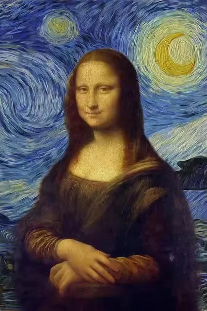 Stampa su tela da intelaiare — Homage to Mona Lisa