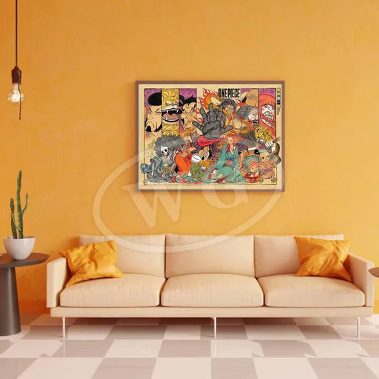 Stampa su tela da intelaiare — Homage to One Piece