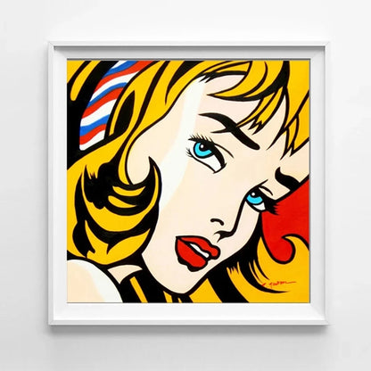 Stampa su tela da intelaiare — Homage to Lichtenstein