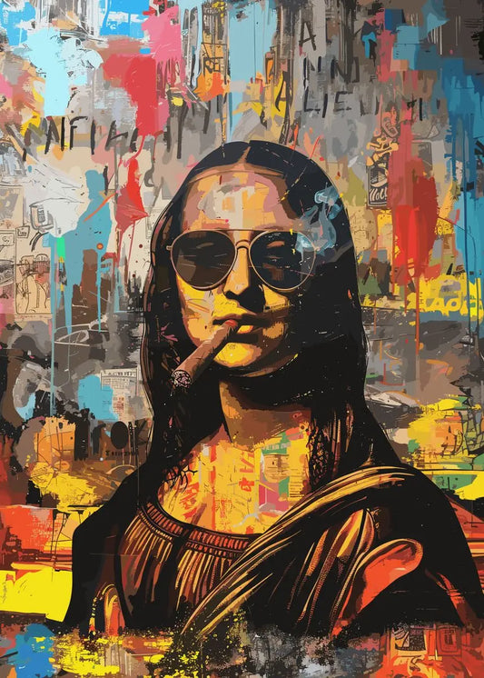Stampa su tela da intelaiare — Homage to Mona Lisa
