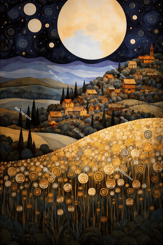 Stampa su tela da intelaiare — Homage to Klimt