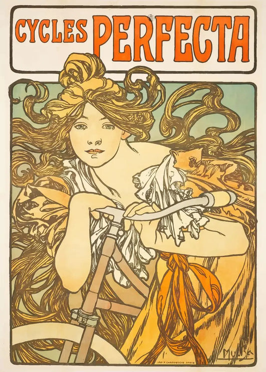 Stampa su tela da intelaiare — Homage to Mucha