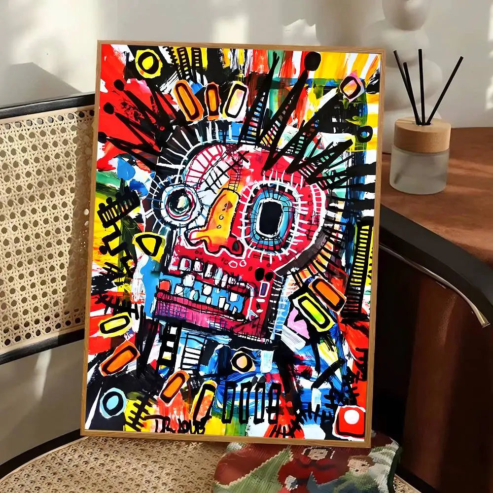 Stampa su tela da intelaiare — Homage to Basquiat