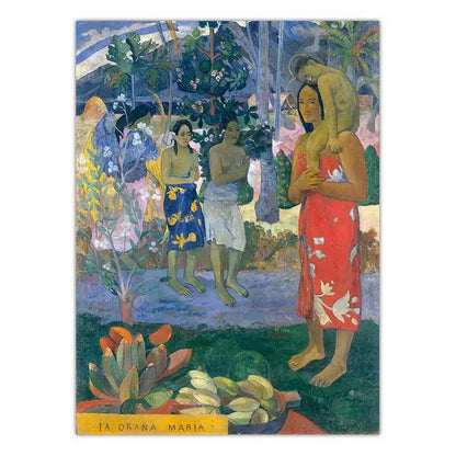 Stampa su tela da intelaiare — Homage to Gauguin