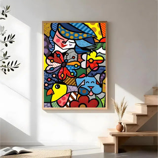 Stampa su tela da intelaiare — Homage to Britto