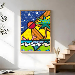 Stampa su tela da intelaiare — Homage to Britto