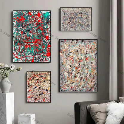 Stampa su tela da intelaiare — Homage to Pollock