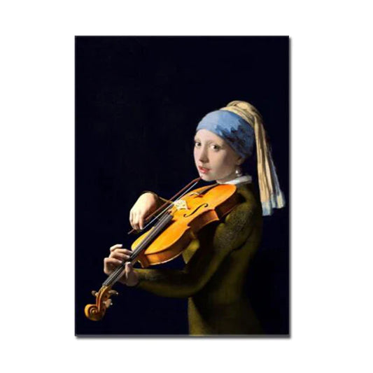 Stampa su tela da intelaiare — Homage to Mona Lisa