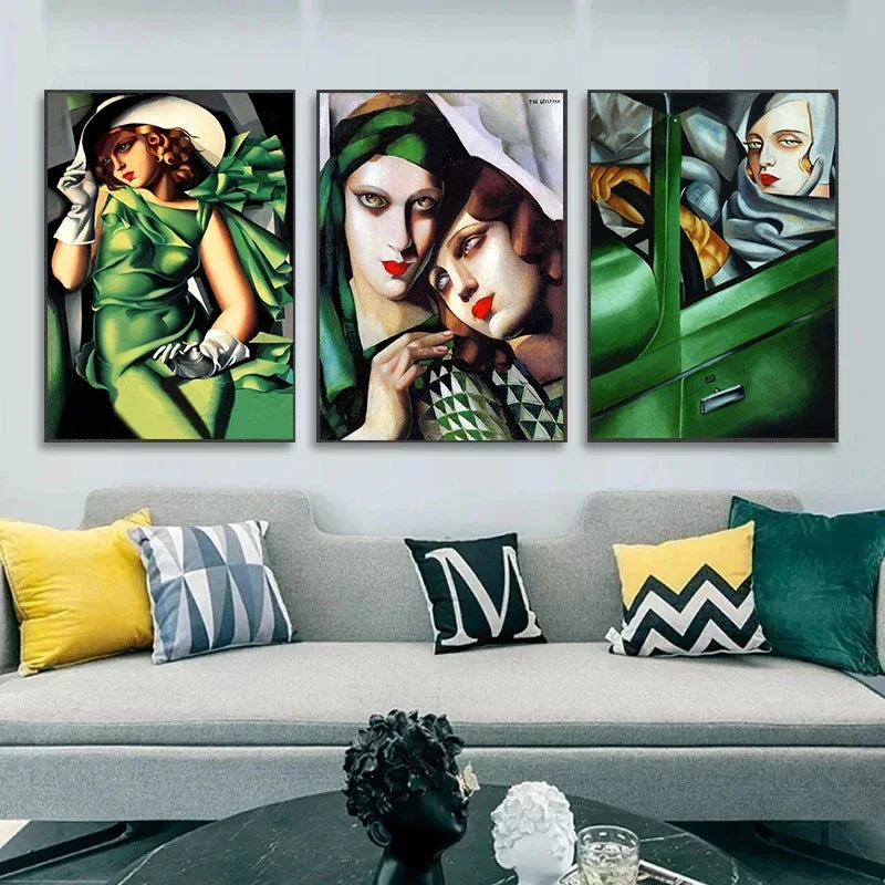 Stampa su tela da intelaiare — Homage to Lempicka
