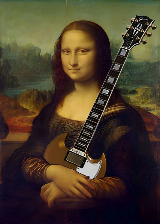 Stampa su tela da intelaiare — Homage to Mona Lisa