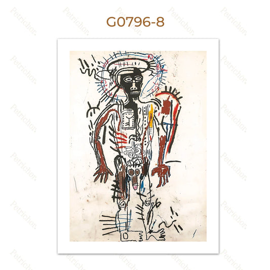 Stampa su tela da intelaiare — Homage to Basquiat