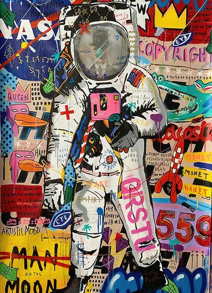 Stampa su tela da intelaiare — Street Art