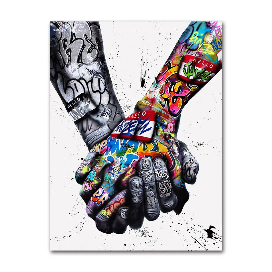 Stampa su tela da intelaiare — Gesti Graffiti