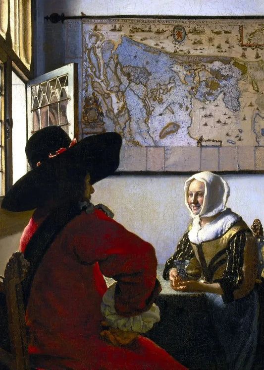 Stampa su tela da intelaiare — Homage to Vermeer