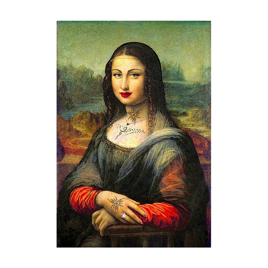 Stampa su tela da intelaiare — Homage to Mona Lisa