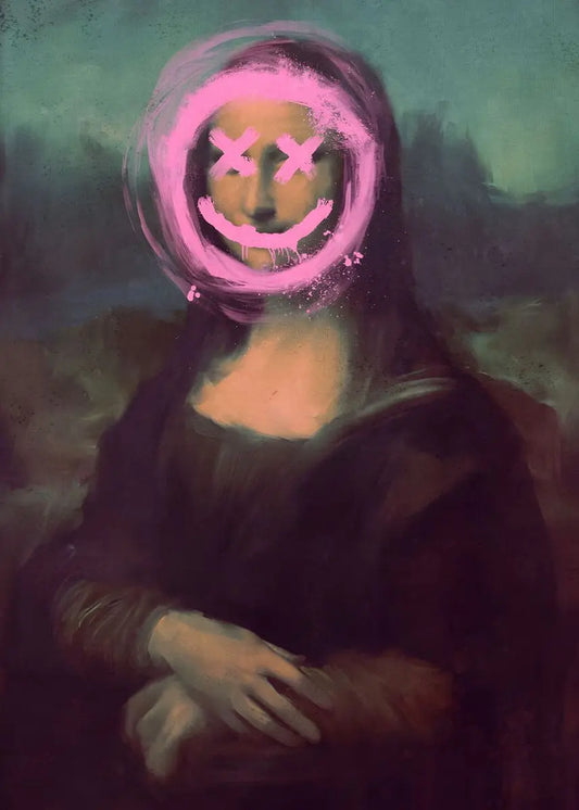 Stampa su tela da intelaiare — Homage to Mona Lisa