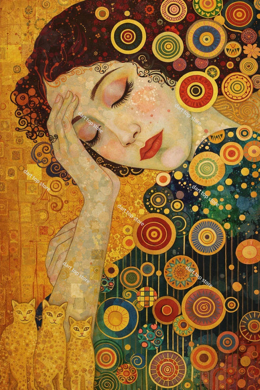 Stampa su tela da intelaiare — Homage to Klimt