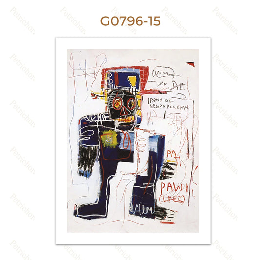 Stampa su tela da intelaiare — Homage to Basquiat